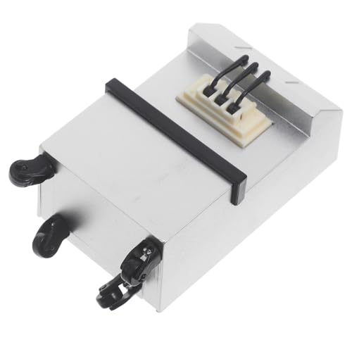 Supvox Mini Gerät Zum Basteln Miniatur Puppenhaus Kleines Mini Gerät Dekoration Winzige Eismaschine Spielhaus Eismaschine Mini Hausgerät Mikro Landschafts Requisite Silberner von Supvox