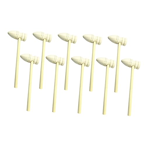 Supvox Mini Holzhammer Set für Kreatives DIY Robuste und Sichere Spielzeuge für Kleine Handwerker Lernen von Supvox