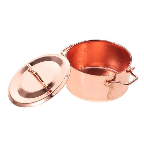 Supvox Mini Küchenmodell Puppenhaus Küchenzubehör Miniatur Kochgeschirr Mini Dinge Für Puppen Winzige Sachen Mini Puppenhaus Zubehör Puppenhaus Küchenzubehör Legierung Roségold von Supvox