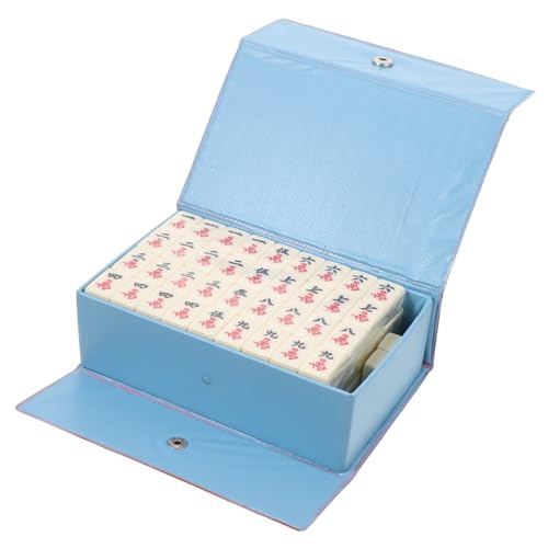 Supvox Mini Mahjong Set Kleine Fliesen Tragbares Reise brettspiel mit Aufbewahrungsbox Familienparty Freizeitspiel für Unterwegs Supvox Mini Mahjong Set Kleine Fliesen Tragbares Reise brettspiel mit Aufbewahrungsbox Familienparty Freizeitspiel für Unterwegs von Supvox