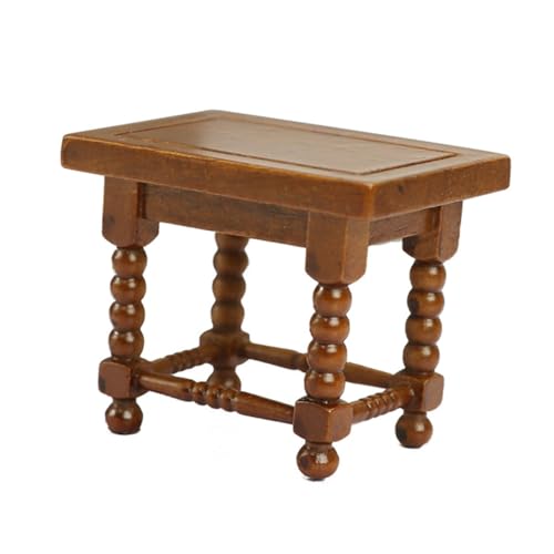 Supvox Mini-Möbelmodell Mini - kleine Hausdekoration Mini-Dekoration Winzige Möbel Mini-Teetisch adventsgeschenke wohnaccessoires kleines schmücken Miniaturmöbel Birke von Supvox