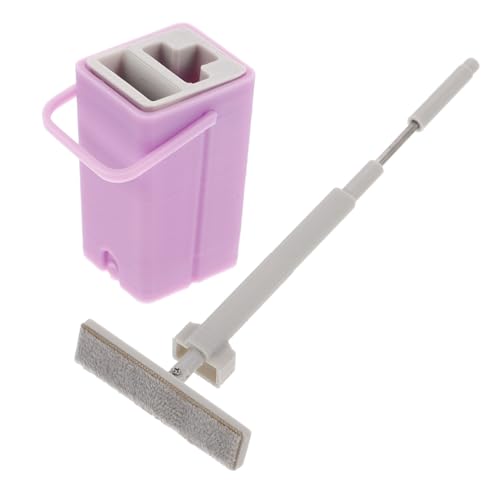 Supvox Mini Mopp Wischmopps Für Die Bodenreinigung Puppenhausbedarf Kleiner Mopp Miniaturspielzeug Mini Sachen Kehrmopp Puppenhausmöbel Reinigungsspielzeug Kindermopp Mini von Supvox