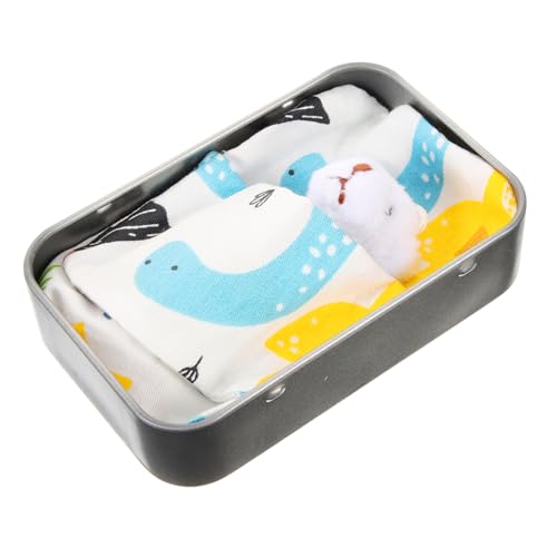 Supvox Mini Plüschbär Geschenkbox Niedlicher Kleiner mit Realistischem für Zuhause und Festtage Tragbares Mini Kuscheltier für und Wohnkultur von Supvox
