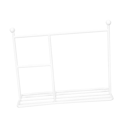 Supvox Mini Puppenkleiderständer Weiß Mini Garderobenregal für Puppenkleidung Realistische Puppenhausmöbel Verarbeitung Vielseitige Aufbewahrung für Doll Clothes Rack von Supvox