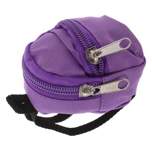 Supvox Mini Puppenrucksack Miniatur Rucksack Puppenhaus Zubehör Dekorativer Mini Schulranzen für DIY und Puppenhaus Dekoration von Supvox