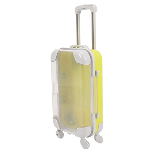 Supvox Mini Rollkoffer für Puppen Kompakte und Langlebige Miniatur Reisetasche Gelb Grün für Puppenhäuser und DIY Projekte Supvox Mini Rollkoffer für Puppen Kompakte und Langlebige Miniatur Reisetasche Gelb Grün für Puppenhäuser und DIY Projekte von Supvox