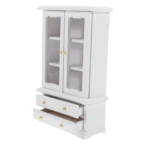 Supvox Mini Simuliertes Bücherregal -Displayschrank Bücherregal für Puppenhausmöbel Miniatur -Bücherregal Minischrank für Miniatur-Bücherregal aus Holz hölzern Weiß Supvox Mini Simuliertes Bücherregal -Displayschrank Bücherregal für Puppenhausmöbel Miniatur -Bücherregal Minischrank für Miniatur-Bücherregal aus Holz hölzern Weiß von Supvox