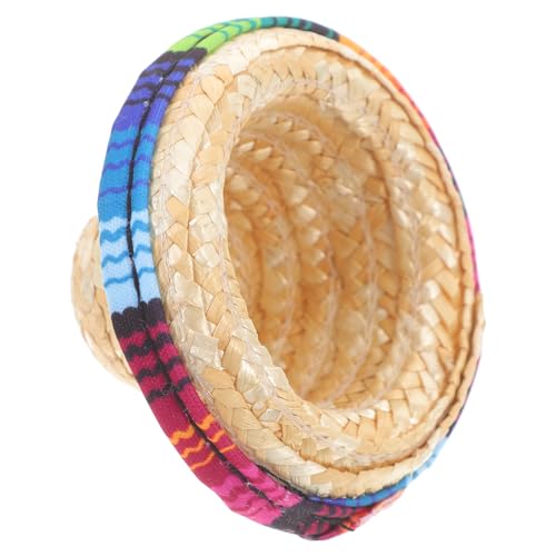 Supvox Mini Strohhut für Weinflaschen Deko Kleines Accessoire für Puppen und Haustiere Vielseitiger Mini Hut aus Sicherem Material für DIY Basteln und Kreative Dekoration Supvox Mini Strohhut für Weinflaschen Deko Kleines Accessoire für Puppen und Haustiere Vielseitiger Mini Hut aus Sicherem Material für DIY Basteln und Kreative Dekoration von Supvox