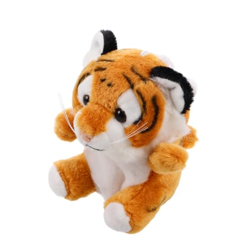 Supvox Mini Tiger Plüschtiere Schlüsselanhänger Süßes Tiger Münzbeutel mit Lanyard Niedliches Stofftier für Dekoration für Taschen und Rucksäcke Perfektes für Partys und Preise von Supvox