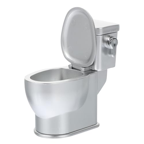 Supvox Mini Toilette Puppenhaus Badezimmer Zubehör mit Spülgeräusch Silbernes Kleines Möbelstück für Puppenhaus Dekoration Dekoratives Miniatur Wc für Kleine Häuser Supvox Mini Toilette Puppenhaus Badezimmer Zubehör mit Spülgeräusch Silbernes Kleines Möbelstück für Puppenhaus Dekoration Dekoratives Miniatur Wc für Kleine Häuser von Supvox