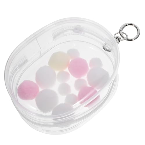 Supvox Mini Transparente Puppentasche aus PVC Leichte Tragetasche für Puppen mit Stylishem Haken und Praktisch für Unterwegs für Verschiedene Puppengrößen Zufällige Farbe Zufällige Farbe von Supvox
