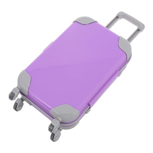 Supvox Mini-Trolley Puppen Koffer Luggage für Puppen Puppenhaus Koffer Puppen Reise Set Spielzeugkoffer Puppenkoffer deko Mini-Koffer- Mikroszenenverzierung Abs Violet Supvox Mini-Trolley Puppen Koffer Luggage für Puppen Puppenhaus Koffer Puppen Reise Set Spielzeugkoffer Puppenkoffer deko Mini-Koffer- Mikroszenenverzierung Abs Violet von Supvox