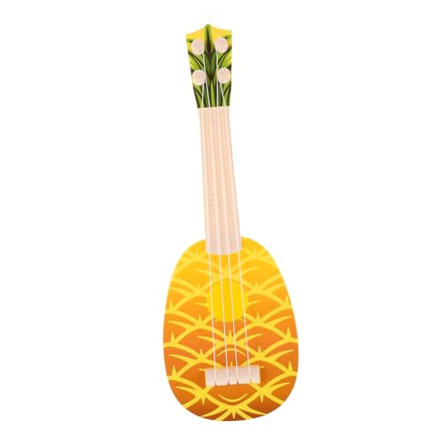 Supvox Mini-Ukulele-Spielzeug Für Kinder, 4-saitiges Pädagogisches Musikinstrument Mit Ananas-Muster, Ideal Für Jungen Und Mädchen, Strandparty- Supvox Mini-Ukulele-Spielzeug Für Kinder, 4-saitiges Pädagogisches Musikinstrument Mit Ananas-Muster, Ideal Für Jungen Und Mädchen, Strandparty- von Supvox