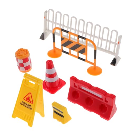 Supvox Mini Verkehrsschilder Set für Teiliges Lernspielzeug für Straßenbewusstsein und Interaktive Spielzeuge für Zuhause Kindergarten und Schule von Supvox