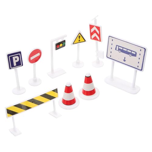 Supvox Mini Verkehrszeichen Spielset für Realistisches Straßenverkehrszeichen aus Kunststoff Pädagogisches Lernspielzeug zur Verkehrssicherheit mit Verschiedenen Miniatur Supvox Mini Verkehrszeichen Spielset für Realistisches Straßenverkehrszeichen aus Kunststoff Pädagogisches Lernspielzeug zur Verkehrssicherheit mit Verschiedenen Miniatur von Supvox
