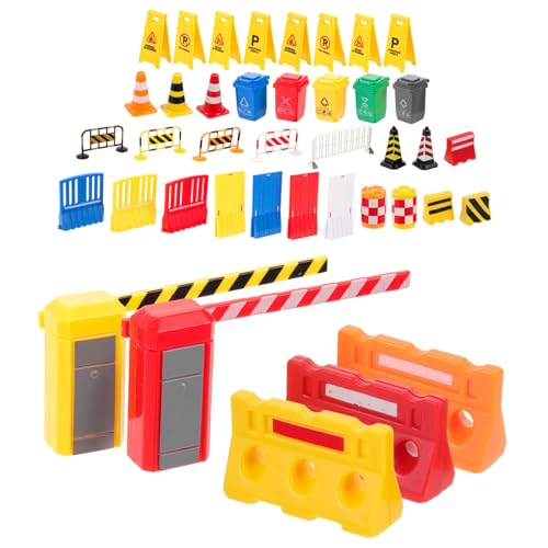 Supvox Mini verkehrsschilder Lernspielzeug Verkehrszeichen für Kleinkinder mit Realistischen Farben zur Verkehrserziehung und im Kindergarten und Zuhause von Supvox