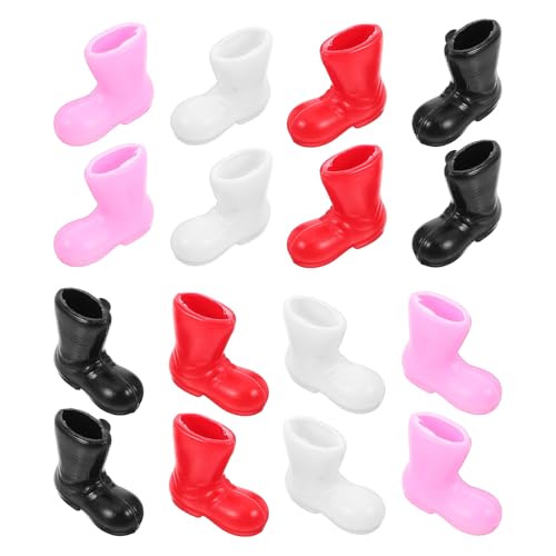 Supvox Mini-weihnachtsmannstiefel: 50 Stück Mini-schuhschmuck, Puppenhauszubehör für Heimwerker von Supvox