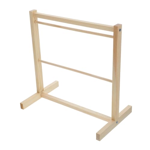 Supvox Miniatur Kleiderständer Holz Doppelstöckig Robust Einfacher Zusammenbau Platzsparender Puppenkleidungsorganizer Für Puppelkleiderschrank Zubehör Supvox Miniatur Kleiderständer Holz Doppelstöckig Robust Einfacher Zusammenbau Platzsparender Puppenkleidungsorganizer Für Puppelkleiderschrank Zubehör von Supvox