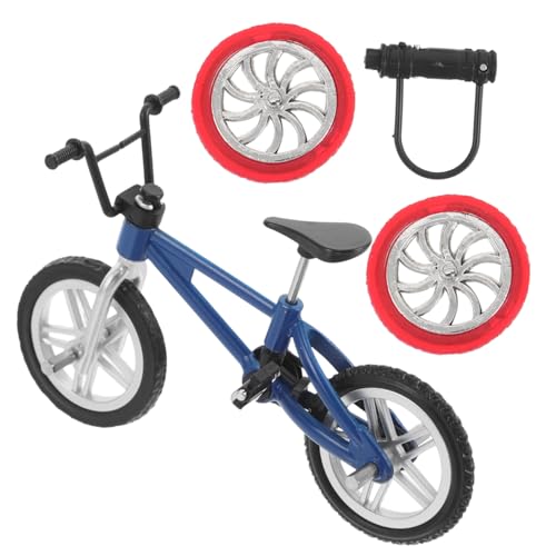 Supvox Miniatur Mountainbike Modell aus Legierung Finger Fahrrad Deko Teiliges Realistische Mini Finger Bike Figurine für Kinderzimmer Partygeschenk Kreatives Sammlerstück von Supvox