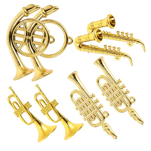 Supvox Miniatur Musikinstrument Teiliges Modell für Puppenhäuser Saxophonen Trompeten und Posaunen für Mini Haus Dekoration und Kreative Spielanwendungen Supvox Miniatur Musikinstrument Teiliges Modell für Puppenhäuser Saxophonen Trompeten und Posaunen für Mini Haus Dekoration und Kreative Spielanwendungen von Supvox