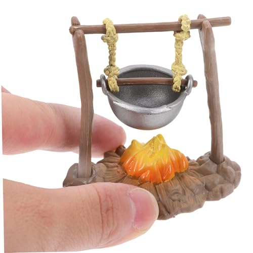 Supvox Miniatur Primitivmänner mit Camping Werkzeugen Robuste Outdoor Simulation Detailreiche Mini Figuren für Garten Bonsai und Tragbares Deko Accessoire Supvox Miniatur Primitivmänner mit Camping Werkzeugen Robuste Outdoor Simulation Detailreiche Mini Figuren für Garten Bonsai und Tragbares Deko Accessoire von Supvox