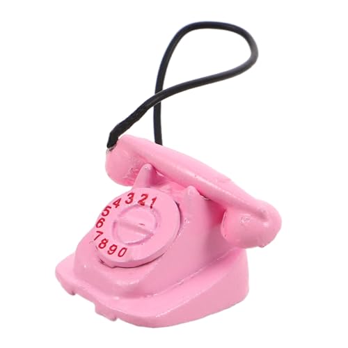 Supvox Miniatur Puppenhaus Retro Metalltelefon Modell Vintage Telefon Deko für Puppenhaus für Schlafzimmer und Büro Miniatur für Sammler und Dekoration Supvox Miniatur Puppenhaus Retro Metalltelefon Modell Vintage Telefon Deko für Puppenhaus für Schlafzimmer und Büro Miniatur für Sammler und Dekoration von Supvox