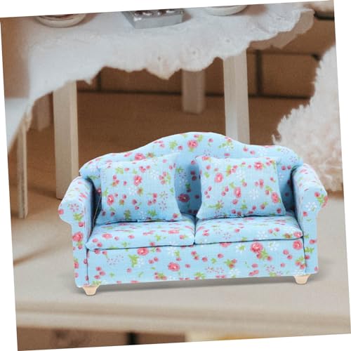 Supvox Miniatur Puppenhaus Sofa Stoff Sitzer Mini Möbel Robust und Realistisch Dekoration für Puppenhaus und Langlebig und Bequem Kleines Design für Vielseitige Nutzung Supvox Miniatur Puppenhaus Sofa Stoff Sitzer Mini Möbel Robust und Realistisch Dekoration für Puppenhaus und Langlebig und Bequem Kleines Design für Vielseitige Nutzung von Supvox