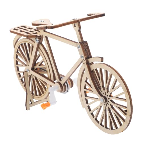 Supvox Miniatur Retro Fahrrad Modell Holz DIY Mechanisches Bike Lernspielzeug für Wissenschaftliches Experiment Sicher und Langlebig Tischdekoration für Kleine Radfahrer Supvox Miniatur Retro Fahrrad Modell Holz DIY Mechanisches Bike Lernspielzeug für Wissenschaftliches Experiment Sicher und Langlebig Tischdekoration für Kleine Radfahrer von Supvox