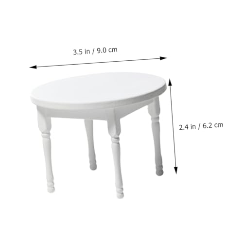 Supvox Miniatur Tisch Stuhl Weiß Puppenhaus Möbel Zubehör Dollhouse Dekoration Simulation Geschenk Supvox Miniatur Tisch Stuhl Weiß Puppenhaus Möbel Zubehör Dollhouse Dekoration Simulation Geschenk von Supvox
