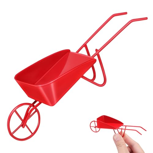 Supvox Miniatur-einkaufswagen Aus Metall Für Puppenhäuser Kinderwagen Für Puppenhäuser Miniatur-zubehör von Supvox