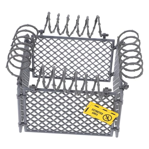 Supvox Miniatur Zaun Gartendekor Schutznetz für Erwachsene Realistisches DIY Modell Zubehör für Bauklötze Stabiler Schutzzaun als für Kleine Tiere und Miniaturszenen von Supvox