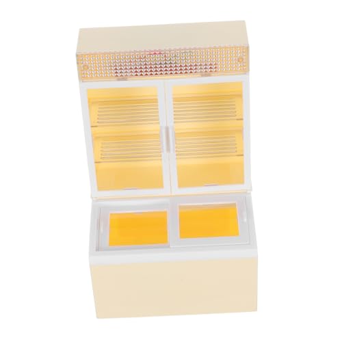 Supvox Miniatur-kühlschrank, Puppenhaus, Mini-kühlschrank, Eiscreme-vitrine, Modell, Winzige Küchenmöbel, Spielzeug Für Kinder, Rollenspielzubehör, Beige Supvox Miniatur-kühlschrank, Puppenhaus, Mini-kühlschrank, Eiscreme-vitrine, Modell, Winzige Küchenmöbel, Spielzeug Für Kinder, Rollenspielzubehör, Beige von Supvox