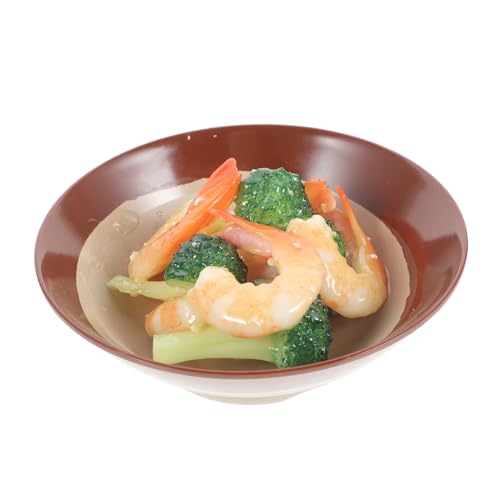 Supvox Mit Brokkoli -Knoblauch Gebraten Spielzeugnahrung Schüssel Künstliches Brokkoli-Modell Food-Model-Fotografie Gefälscht Vorgibt Essen Simulation Brokkolischeibe Küchendekoration PVC Supvox Mit Brokkoli -Knoblauch Gebraten Spielzeugnahrung Schüssel Künstliches Brokkoli-Modell Food-Model-Fotografie Gefälscht Vorgibt Essen Simulation Brokkolischeibe Küchendekoration PVC von Supvox
