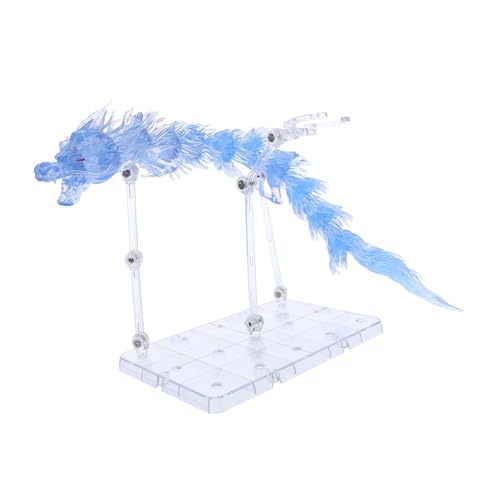 Supvox Modell Drachen für Figuren Stabile Kunststoffkonstruktion Detaillierte Display Statue Kreativer DIY Zubehör für Modellbau und Sammler von Supvox