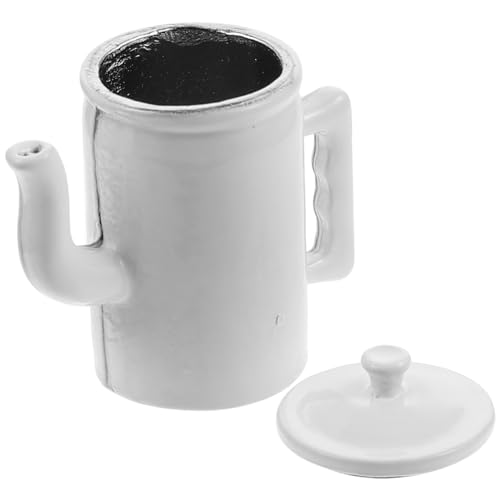 Supvox Modell Wasserkocher Dekoratives Zubehör Für Miniaturküchen Weißer Puppenhaus Accessoire Realistisches Design von Supvox