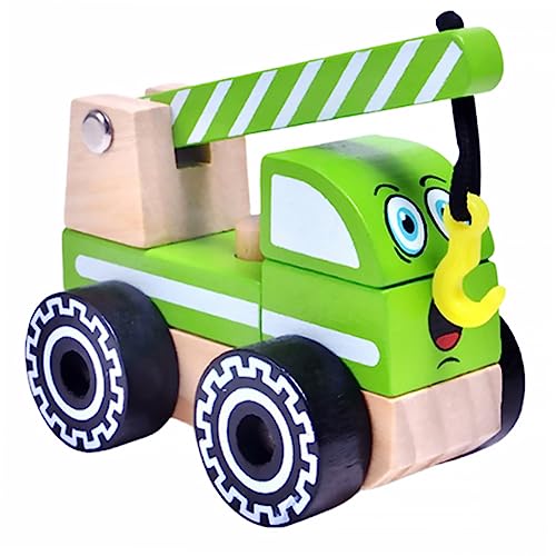 Supvox Holz Und Mädchen Konstruktionsspielzeug Engineering Truck Baby Spielset Kognitives Entwicklungsspielzeug von Supvox