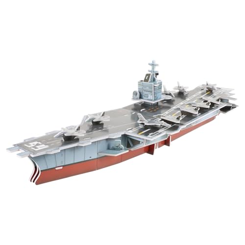 Supvox Modellflugzeugträger Schiffsmodellbausätze zum Bauen für Erwachsene 3D-Puzzle für Erwachsene Denksport-Rätsel zum Selbermachen Flugzeugträgermodell Flugzeuge Karton Supvox Modellflugzeugträger Schiffsmodellbausätze zum Bauen für Erwachsene 3D-Puzzle für Erwachsene Denksport-Rätsel zum Selbermachen Flugzeugträgermodell Flugzeuge Karton von Supvox