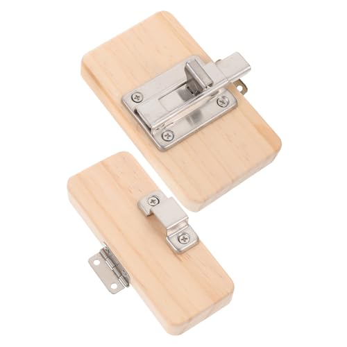 Supvox Montessori Busy Board DIY Zubehör Für Kleinkinder Türverschluss Aus Holz Sensory Toy Für Kreative Beschäftigung Und Motorische Fähigkeiten von Supvox