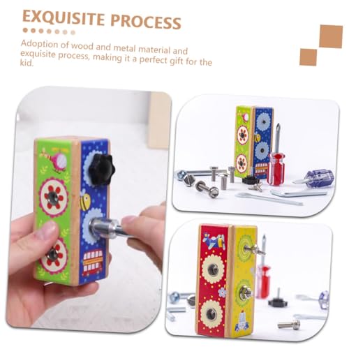 Supvox Montessori Holz Schraubspielzeug Lernspielzeug für Feinmotorik und Intelligenztraining mit Metallschrauben Pädagogisches Steckspielzeug für Jungen Mädchen Ab Jahren Supvox Montessori Holz Schraubspielzeug Lernspielzeug für Feinmotorik und Intelligenztraining mit Metallschrauben Pädagogisches Steckspielzeug für Jungen Mädchen Ab Jahren von Supvox