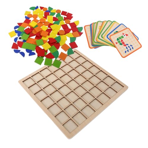 Supvox Montessori Holzpuzzle Teiliges Geometrisches Musterspielzeug für Fördert Formenerkennung Logisches Handliche Lernbausteine für Kindergarten und Vorschule Supvox Montessori Holzpuzzle Teiliges Geometrisches Musterspielzeug für Fördert Formenerkennung Logisches Handliche Lernbausteine für Kindergarten und Vorschule von Supvox
