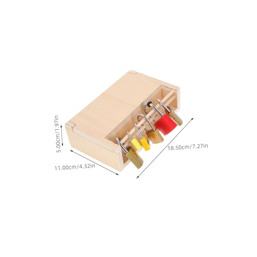 Supvox Montessori Holzspielzeug Jahre Lernspielzeug mit Verschließbarem Box Set Konzentration Feinmotorik und Logischem Denken Robustes Pädagogisches für Kleinkinder Supvox Montessori Holzspielzeug Jahre Lernspielzeug mit Verschließbarem Box Set Konzentration Feinmotorik und Logischem Denken Robustes Pädagogisches für Kleinkinder von Supvox