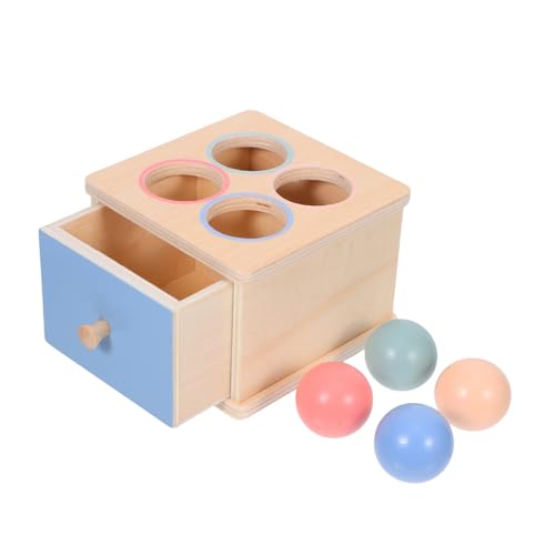 Supvox Montessori Holzspielzeug Sortierwürfel mit Bunten Formen Kindersicheres Lernspielzeug für Kleinkinder Montessori Lernspiel Ab Jahr Fördert Kognitive Entwicklung und Farberkennung von Supvox