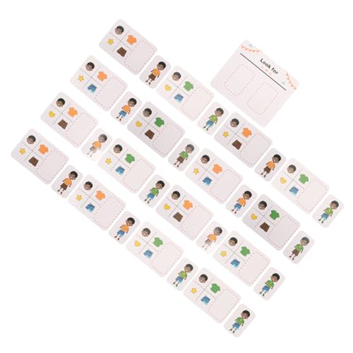 Supvox Montessori Lernspielzeug Karten für Ab Vorschule Kreative Problemlösung Umkehrdenken Interaktives Familienspiel zur Stärkung von Beobachtungs Denkfähigkeiten Supvox Montessori Lernspielzeug Karten für Ab Vorschule Kreative Problemlösung Umkehrdenken Interaktives Familienspiel zur Stärkung von Beobachtungs Denkfähigkeiten von Supvox