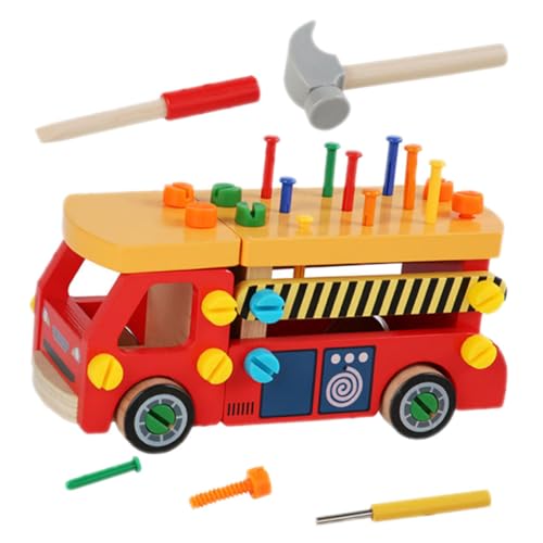 Supvox Montessori Werkzeugkasten Spielset aus Holz Teiliges Schraub und Reparaturspielzeug für Fördert Kreatives Rollenspiel Motorische Fähigkeiten und Problemlösung Bunte Supvox Montessori Werkzeugkasten Spielset aus Holz Teiliges Schraub und Reparaturspielzeug für Fördert Kreatives Rollenspiel Motorische Fähigkeiten und Problemlösung Bunte von Supvox