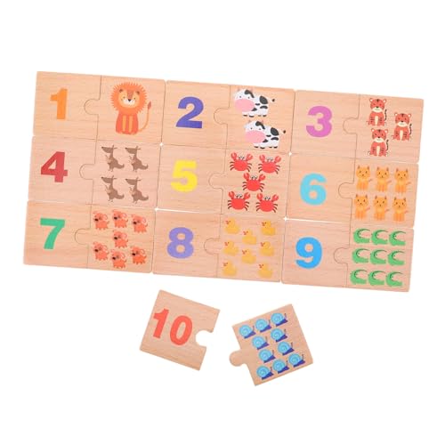 Supvox Montessori Zahlenpuzzle Holzspielzeug für Jahre Lernspielzeug zur Zahlen Mengen Erkennung Interaktives Mathe-Puzzle für Vorschule und Frühkindliche Bildung Supvox Montessori Zahlenpuzzle Holzspielzeug für Jahre Lernspielzeug zur Zahlen Mengen Erkennung Interaktives Mathe-Puzzle für Vorschule und Frühkindliche Bildung von Supvox