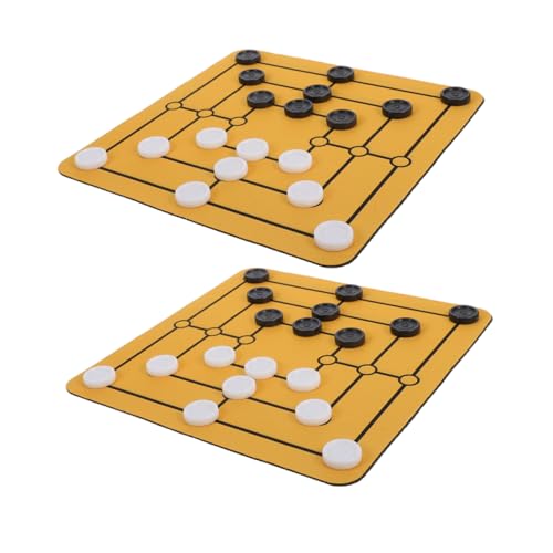 Supvox Morris Spiel Mit 2 Sätzen Traditionelles Strategie Brettschach Denkspiel Für Anfänger Das Geduld Entwickelt Supvox Morris Spiel Mit 2 Sätzen Traditionelles Strategie Brettschach Denkspiel Für Anfänger Das Geduld Entwickelt von Supvox