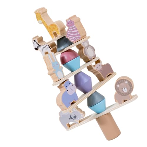 Supvox Multifunktionales Holzspielzeug mit Tiermotiven Pädagogisches Balancespiel für Leichtes Stapelbares Lernspielzeug für Soziale Fähigkeiten und Fantasieentwicklung für Gemeinsames Supvox Multifunktionales Holzspielzeug mit Tiermotiven Pädagogisches Balancespiel für Leichtes Stapelbares Lernspielzeug für Soziale Fähigkeiten und Fantasieentwicklung für Gemeinsames von Supvox
