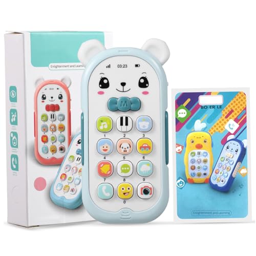 Supvox Musikalisches Babyspielzeug mit Licht und Sound Lernspielzeug Ab Monate Simulations Handy Motorik Kognition und Hand Auge Koordination Hellblaues Junge Mädchen Telefon Supvox Musikalisches Babyspielzeug mit Licht und Sound Lernspielzeug Ab Monate Simulations Handy Motorik Kognition und Hand Auge Koordination Hellblaues Junge Mädchen Telefon von Supvox