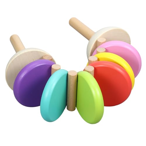 Supvox Musikalisches Holzspielzeug für Percussion Kastagnetten mit Bunten Farben für Rhythmusförderung und Musikalische Früherziehung für Kindergarten und Zuhause Supvox Musikalisches Holzspielzeug für Percussion Kastagnetten mit Bunten Farben für Rhythmusförderung und Musikalische Früherziehung für Kindergarten und Zuhause von Supvox