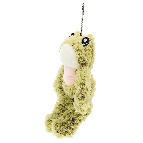 Supvox Muskelfroschschlüsselkette Kuscheltier Froschverzierung dekoratives Froschspielzeug Haushaltsstofftier kuschelige Stofftiere weiches Froschspielzeug PP Baumwolle von Supvox